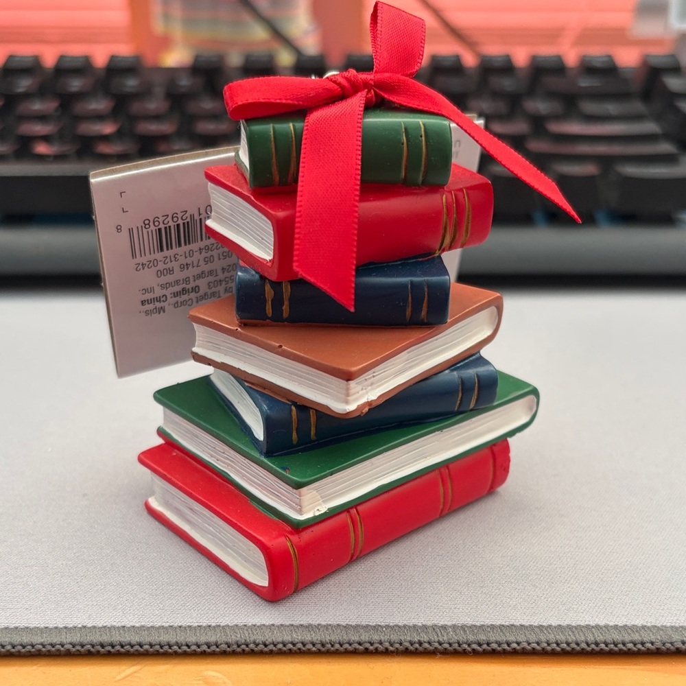 Book Stack Ornament | Wondershop